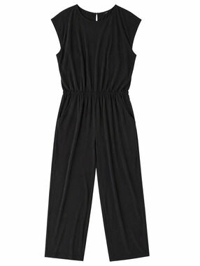 Banana Republic black jersey jumpsuit